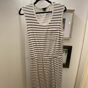 Theory Striped Cotton Dress